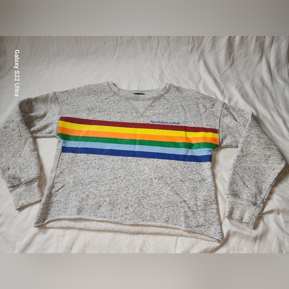 Abercrombie and Fitch rainbow sweater size xs